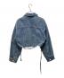 FRAY ID (フレイ アイディー) クロップドダメージデニムジャケット インディゴ サイズ:FREE：8000円