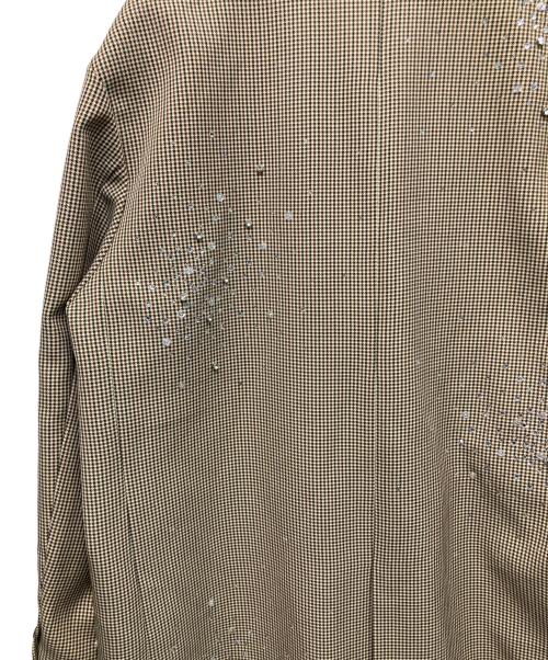 Lily Brown（リリーブラウン）Lily Brown (リリーブラウン) ビジューオーバージャケット ブラウン サイズ:Freeの古着・服飾アイテム