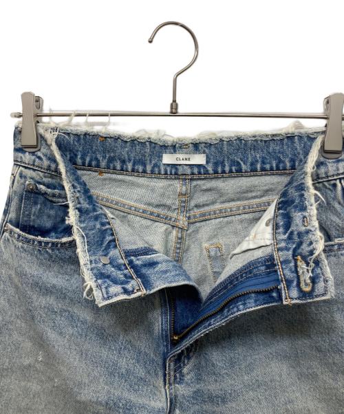 CLANE（クラネ）CLANE (クラネ) CRASH DENIM PANTS インディゴ サイズ:1の古着・服飾アイテム