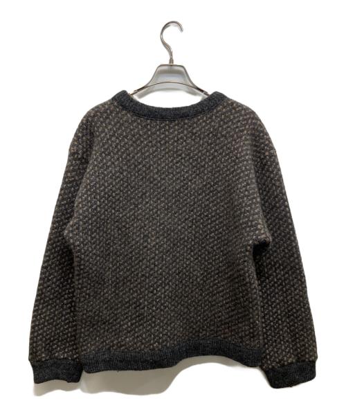 L.L.Bean（エルエルビーン）L.L.Bean (エルエルビーン) 80s バーズアイニット ブラウン サイズ:SIZE Lの古着・服飾アイテム