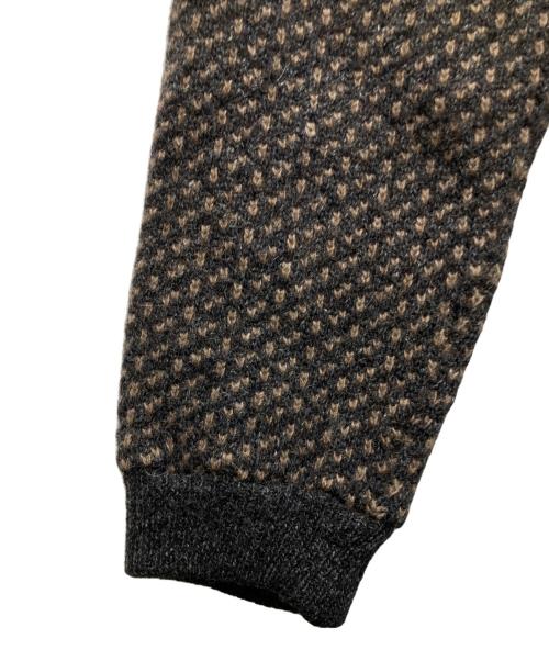 L.L.Bean（エルエルビーン）L.L.Bean (エルエルビーン) 80s バーズアイニット ブラウン サイズ:SIZE Lの古着・服飾アイテム