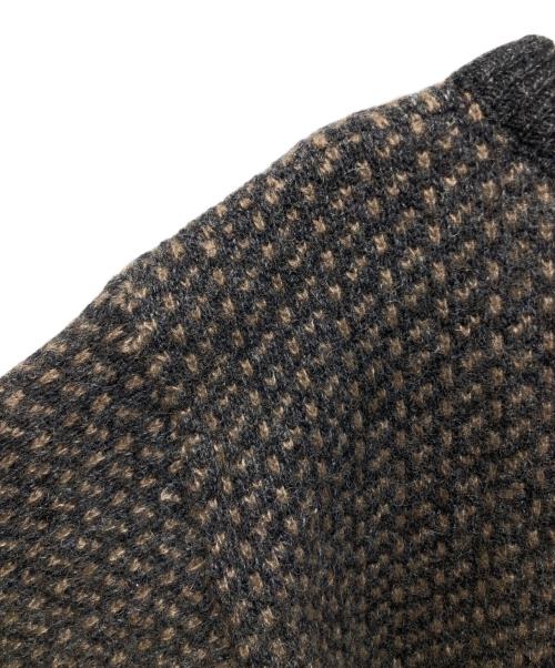 L.L.Bean（エルエルビーン）L.L.Bean (エルエルビーン) 80s バーズアイニット ブラウン サイズ:SIZE Lの古着・服飾アイテム