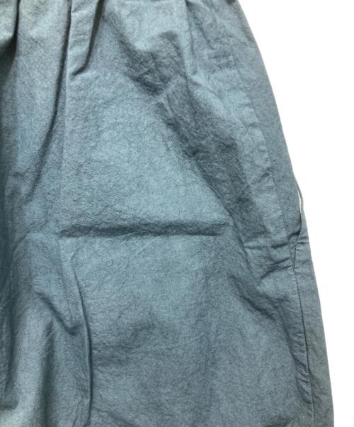 ECOLE DE CURIOSITES（エコール ド キュリオジテ）ECOLE DE CURIOSITES (エコール ド キュリオジテ) ワイドクロップドパンツ ブルーグレ- サイズ:Mの古着・服飾アイテム