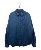 BALENCIAGAバレンシアガ）の古着「中綿シャツジャケット」｜ブルー