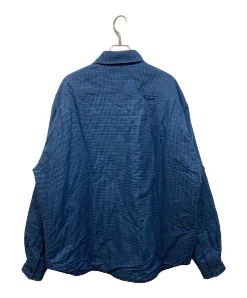 BALENCIAGA（バレンシアガ）BALENCIAGA (バレンシアガ) 中綿シャツジャケット ブルー サイズ:37の古着・服飾アイテム