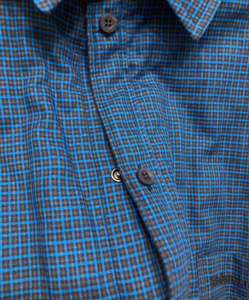 BALENCIAGA（バレンシアガ）BALENCIAGA (バレンシアガ) 中綿シャツジャケット ブルー サイズ:37の古着・服飾アイテム