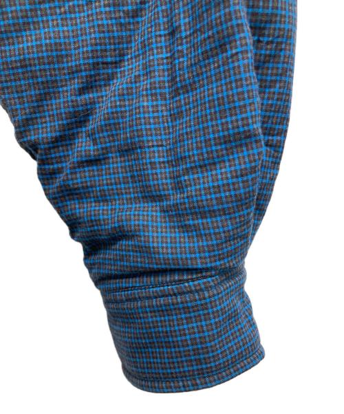 BALENCIAGA（バレンシアガ）BALENCIAGA (バレンシアガ) 中綿シャツジャケット ブルー サイズ:37の古着・服飾アイテム