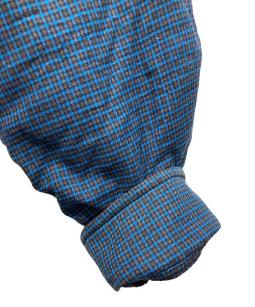 BALENCIAGA（バレンシアガ）BALENCIAGA (バレンシアガ) 中綿シャツジャケット ブルー サイズ:37の古着・服飾アイテム