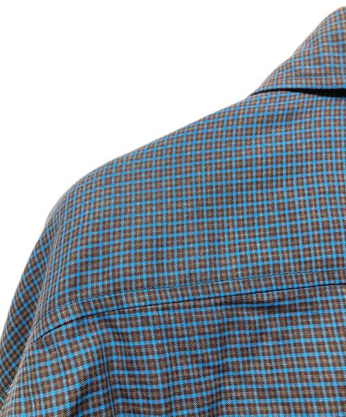 BALENCIAGA（バレンシアガ）BALENCIAGA (バレンシアガ) 中綿シャツジャケット ブルー サイズ:37の古着・服飾アイテム