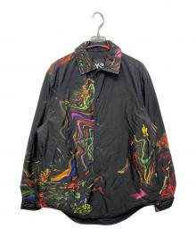 Y-3（ワイスリー）の古着「U TOKETA AOP OVERSHIRT」｜ブラック