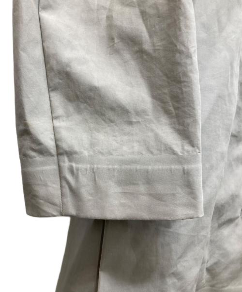 JIL SANDER（ジルサンダー）JIL SANDER (ジルサンダー) ワークデザインロングコート グレー サイズ:XSの古着・服飾アイテム