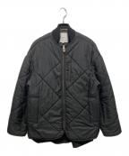 UN3D.アンスリード）の古着「レイヤードキルティングブルゾン」｜ブラック