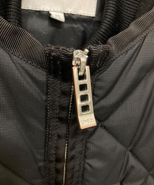 UN3D.（アンスリード）UN3D. (アンスリード) レイヤードキルティングブルゾン ブラック サイズ:36の古着・服飾アイテム