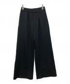MUSE de Deuxieme Classeミューズ ドゥーズィエム クラス）の古着「PRIMEWOOL PONTE パンツ」｜ブラック