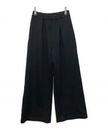 MUSE de Deuxieme Classe（ミューズ ドゥーズィエム クラス）の古着「PRIMEWOOL PONTE パンツ」｜ブラック