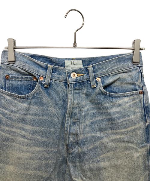 HERILL（ヘリル）HERILL (ヘリル) MUSE de Deuxieme Classe (ミューズ ドゥーズィエム クラス) 別注HL DENIM WIDE パンツ ライトブルー サイズ:00の古着・服飾アイテム