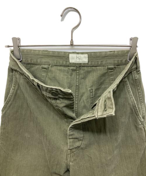 HERILL（ヘリル）HERILL (ヘリル) USMC HBT pants カーキ サイズ:00の古着・服飾アイテム