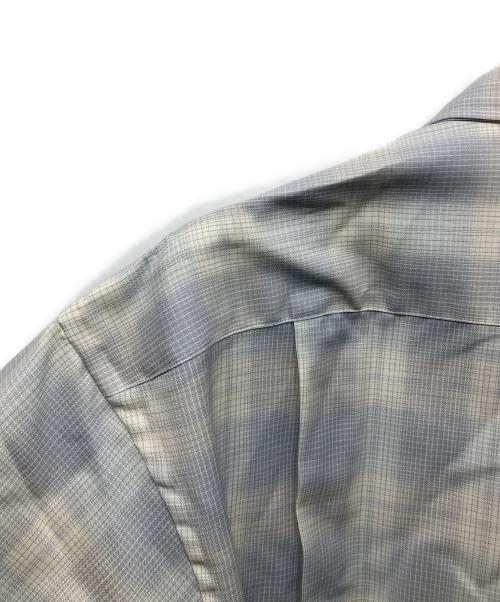 FUJI（フジ）FUJI (フジ) WOOL CHECK STANDARD SHIRT ライトブルー サイズ:SIZE 4 未使用品の古着・服飾アイテム