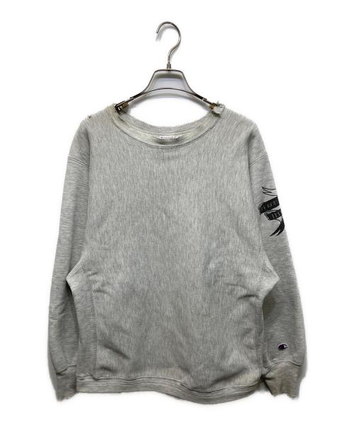 Champion（チャンピオン）Champion (チャンピオン) 90’s リメイクリバースウィーブスウェット グレー サイズ:Lの古着・服飾アイテム
