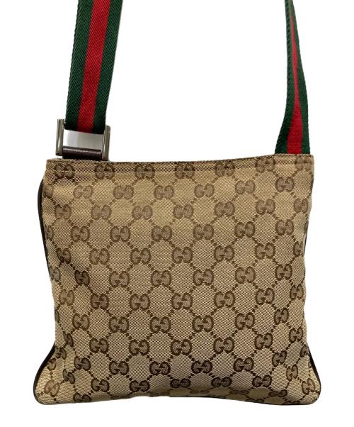 GUCCI（グッチ）GUCCI (グッチ) ショルダーバッグ ブラウンの古着・服飾アイテム