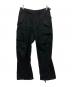 NVRFRGT（ネヴァーフォーゲット）の古着「CENTER SEAM CURVED 3D CARGO PANTS」｜ブラック