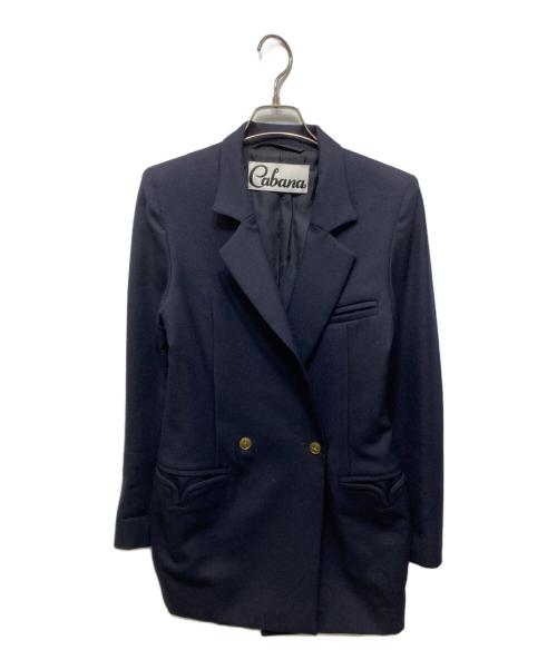 CABANA（カバナ）Cabana (カバナ) ダブルブレストジャケット ネイビー サイズ:36の古着・服飾アイテム