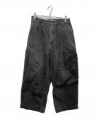 STUDIO NICHOLSONスタジオ ニコルソン）の古着「SELVEDGE DENIM」｜ブラック