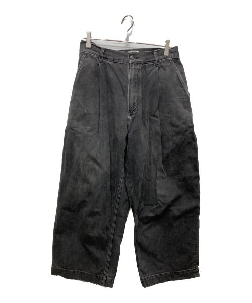 STUDIO NICHOLSON（スタジオ ニコルソン）STUDIO NICHOLSON (スタジオ ニコルソン) SELVEDGE DENIM ブラック サイズ:Mの古着・服飾アイテム