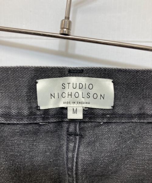 STUDIO NICHOLSON（スタジオ ニコルソン）STUDIO NICHOLSON (スタジオ ニコルソン) SELVEDGE DENIM ブラック サイズ:Mの古着・服飾アイテム