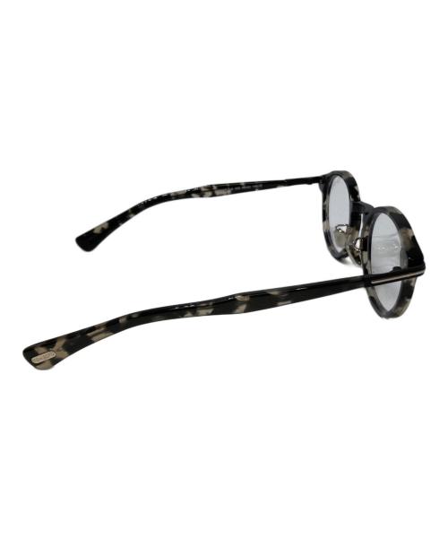TOM FORD（トムフォード）TOM FORD (トムフォード) ボストンシェイプ 眼鏡フレーム ブラック×グレー サイズ:48□22-140の古着・服飾アイテム