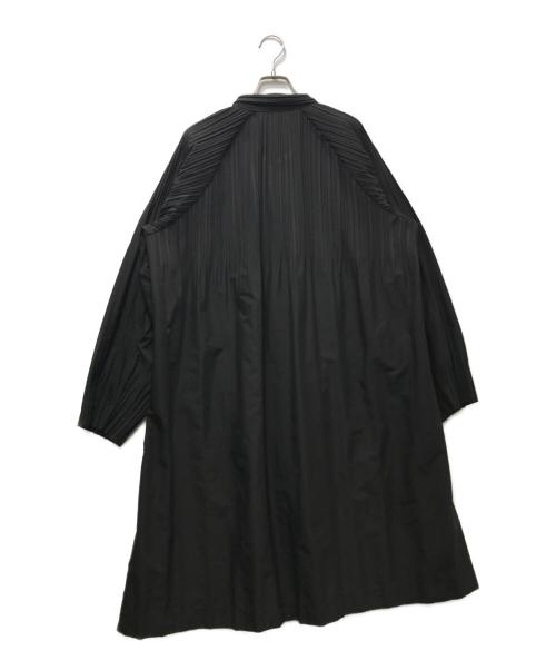 PLEATS PLEASE（プリーツプリーズ）PLEATS PLEASE (プリーツプリーズ) プリーツロングコート ブラック サイズ:5の古着・服飾アイテム