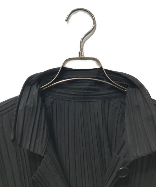 PLEATS PLEASE（プリーツプリーズ）PLEATS PLEASE (プリーツプリーズ) プリーツロングコート ブラック サイズ:5の古着・服飾アイテム
