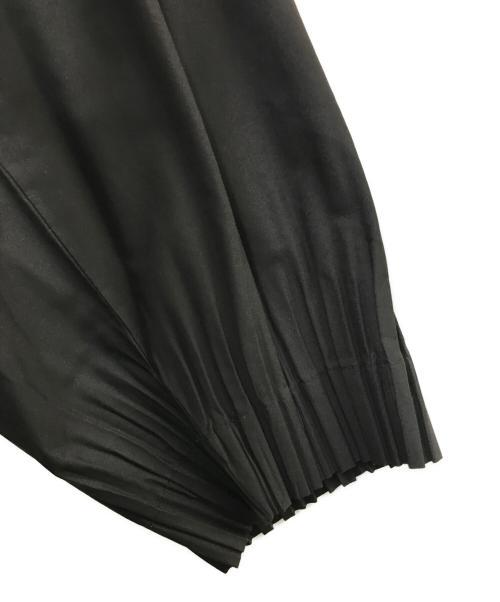 PLEATS PLEASE（プリーツプリーズ）PLEATS PLEASE (プリーツプリーズ) プリーツロングコート ブラック サイズ:5の古着・服飾アイテム