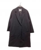 BALLSEYボールジィ）の古着「ウールカシミヤリバー チェスターコート」｜ブラック
