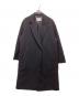 BALLSEY（ボールジィ）の古着「ウールカシミヤリバー チェスターコート」｜ブラック