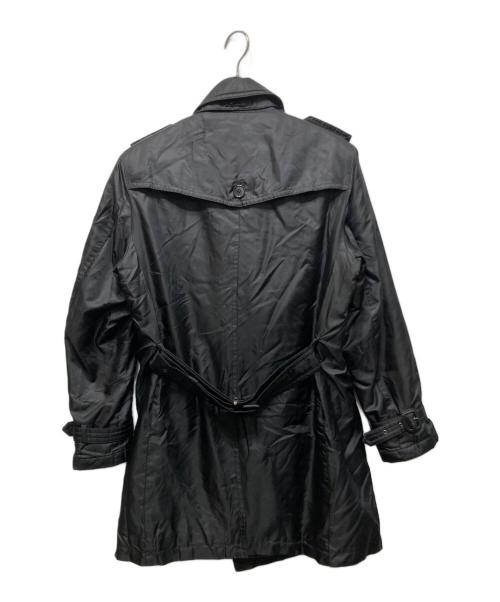 BURBERRY BLACK LABEL（バーバリーブラックレーベル）BURBERRY BLACK LABEL (バーバリーブラックレーベル) チェックライニング中綿トレンチコート ブラック サイズ:Mの古着・服飾アイテム