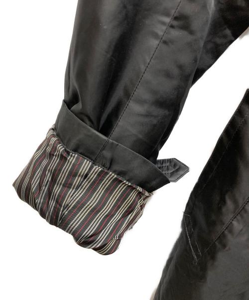 BURBERRY BLACK LABEL（バーバリーブラックレーベル）BURBERRY BLACK LABEL (バーバリーブラックレーベル) チェックライニング中綿トレンチコート ブラック サイズ:Mの古着・服飾アイテム