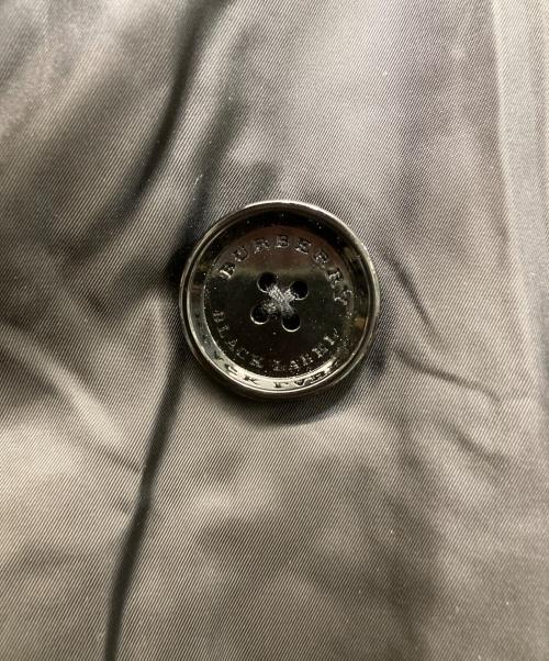 BURBERRY BLACK LABEL（バーバリーブラックレーベル）BURBERRY BLACK LABEL (バーバリーブラックレーベル) チェックライニング中綿トレンチコート ブラック サイズ:Mの古着・服飾アイテム