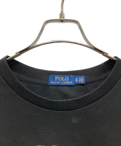 POLO RALPH LAUREN（ポロ・ラルフローレン）POLO RALPH LAUREN (ポロ・ラルフローレン) ポロベア ボンディングスウェッット ブラック サイズ:XLの古着・服飾アイテム