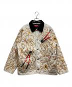 SUPREMEシュプリーム）の古着「Chains Quilted jacket」｜ホワイト