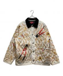 SUPREME（シュプリーム）の古着「Chains Quilted jacket」｜ホワイト