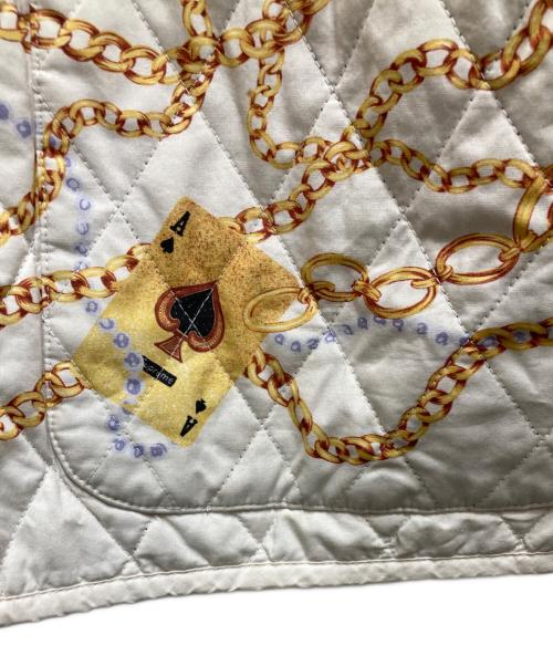SUPREME（シュプリーム）SUPREME (シュプリーム) Chains Quilted jacket ホワイト サイズ:Lの古着・服飾アイテム