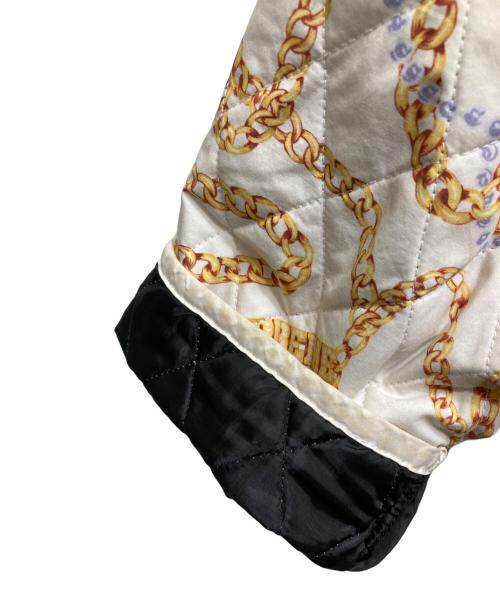 SUPREME（シュプリーム）SUPREME (シュプリーム) Chains Quilted jacket ホワイト サイズ:Lの古着・服飾アイテム