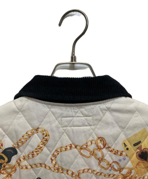 SUPREME（シュプリーム）SUPREME (シュプリーム) Chains Quilted jacket ホワイト サイズ:Lの古着・服飾アイテム