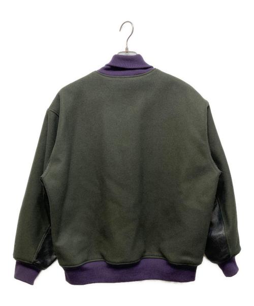 N.HOOLYWOOD（エヌ ハリウッド）N.HOOLYWOOD (エヌ ハリウッド) Layered Award Jacket カーキ サイズ:38の古着・服飾アイテム