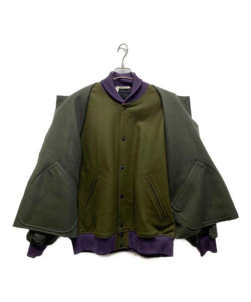 N.HOOLYWOOD（エヌ ハリウッド）N.HOOLYWOOD (エヌ ハリウッド) Layered Award Jacket カーキ サイズ:38の古着・服飾アイテム