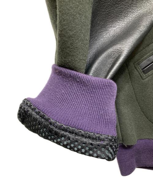 N.HOOLYWOOD（エヌ ハリウッド）N.HOOLYWOOD (エヌ ハリウッド) Layered Award Jacket カーキ サイズ:38の古着・服飾アイテム