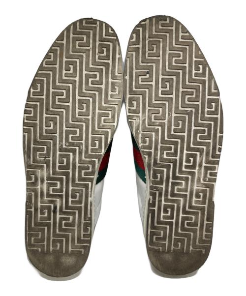 GUCCI（グッチ）GUCCI (グッチ) シェリーラインローカットスニーカー ホワイト サイズ:40の古着・服飾アイテム
