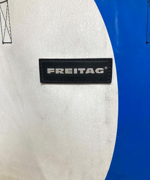 FREITAG（フライターグ）FREITAG (フライターグ) F90 DELGADO トートバッグ ブルー×ホワイトの古着・服飾アイテム