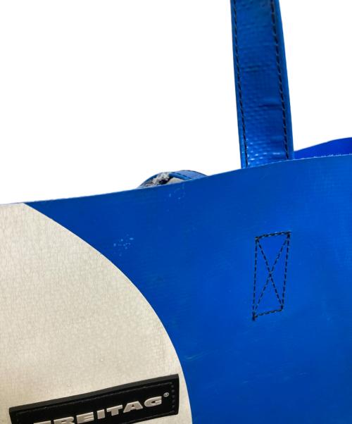 FREITAG（フライターグ）FREITAG (フライターグ) F90 DELGADO トートバッグ ブルー×ホワイトの古着・服飾アイテム